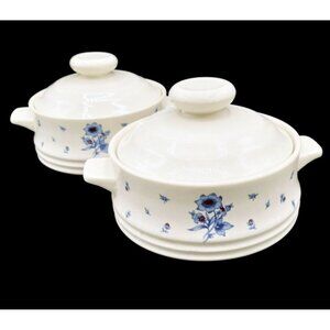 Casserole Dishes Versailles Stoneware Lids Set Floral Pattern Bake Serve Store